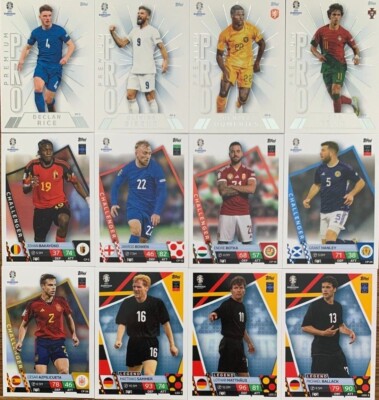 Match Attax PREMIUM PRO Limited Euro 2024 Challenger GOLDEN GLORY Pick Choose
