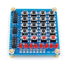 Tastiera 4x4 Matrice Pulsanti Tastiera LED Tendone Indipendente Tastiera Smart Car E