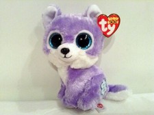 MWMT mint condition Great Wolf Lodge Ty Beanie Boo IRIS the purple wolf W/ TAGS