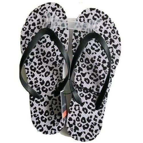 black and white leopard sandals