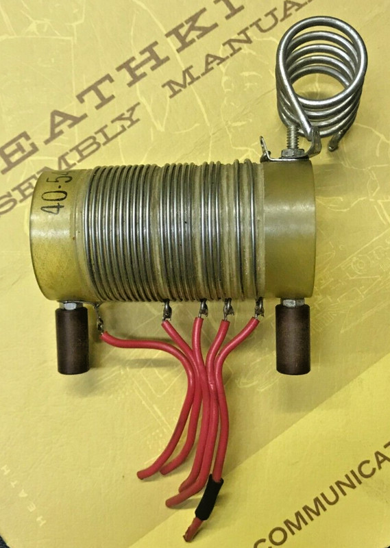 VINTAGE HEATHKIT # 40-548 FINAL TANK COIL & 40-549 10M COIL FOR SB HW SERIES
