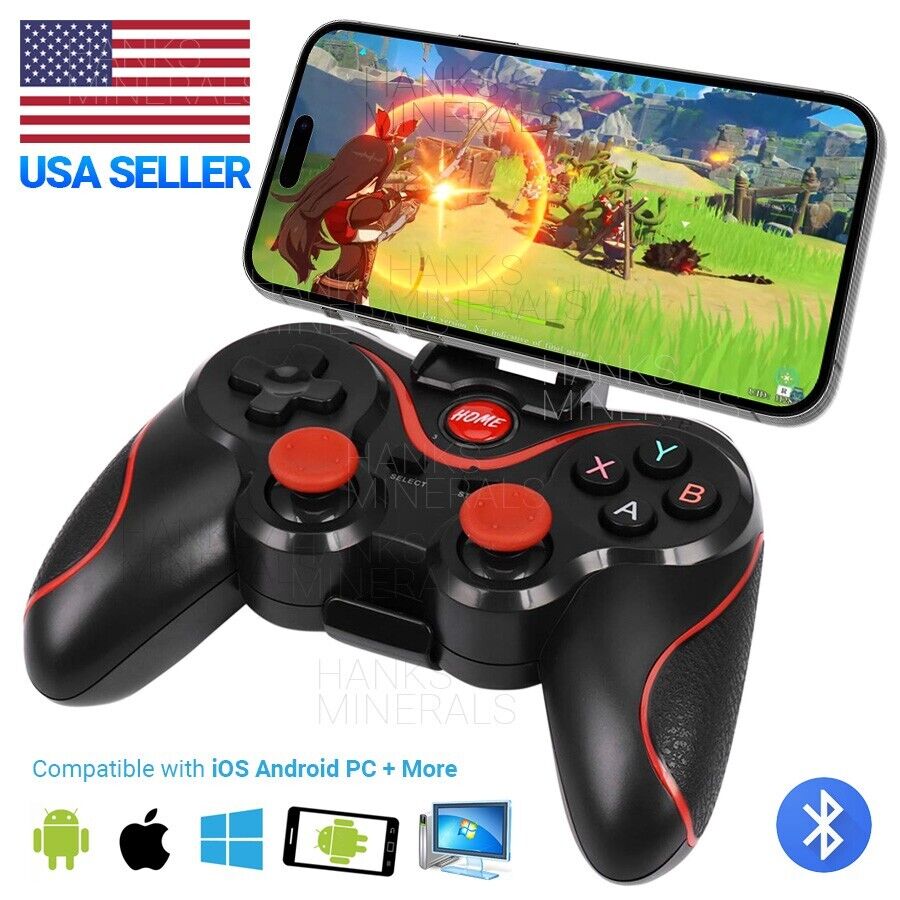 Gamepad Pro 5.0 sem fio e com bluetooth, controle para jogos para Apple IOS  e Android