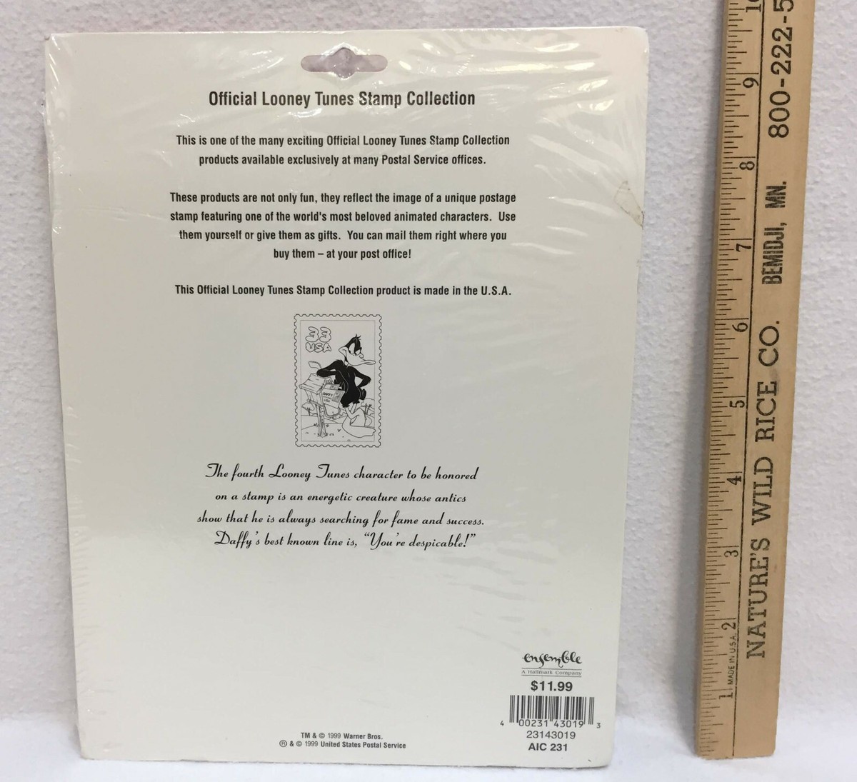 Stamp Album Book Looney Tunes USPS Storage Hardcover Bugs Daffy