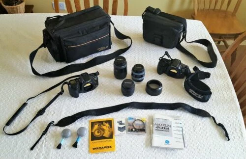 Panoramic Auto & Manual Focus Film Cameras with Panorama Setting