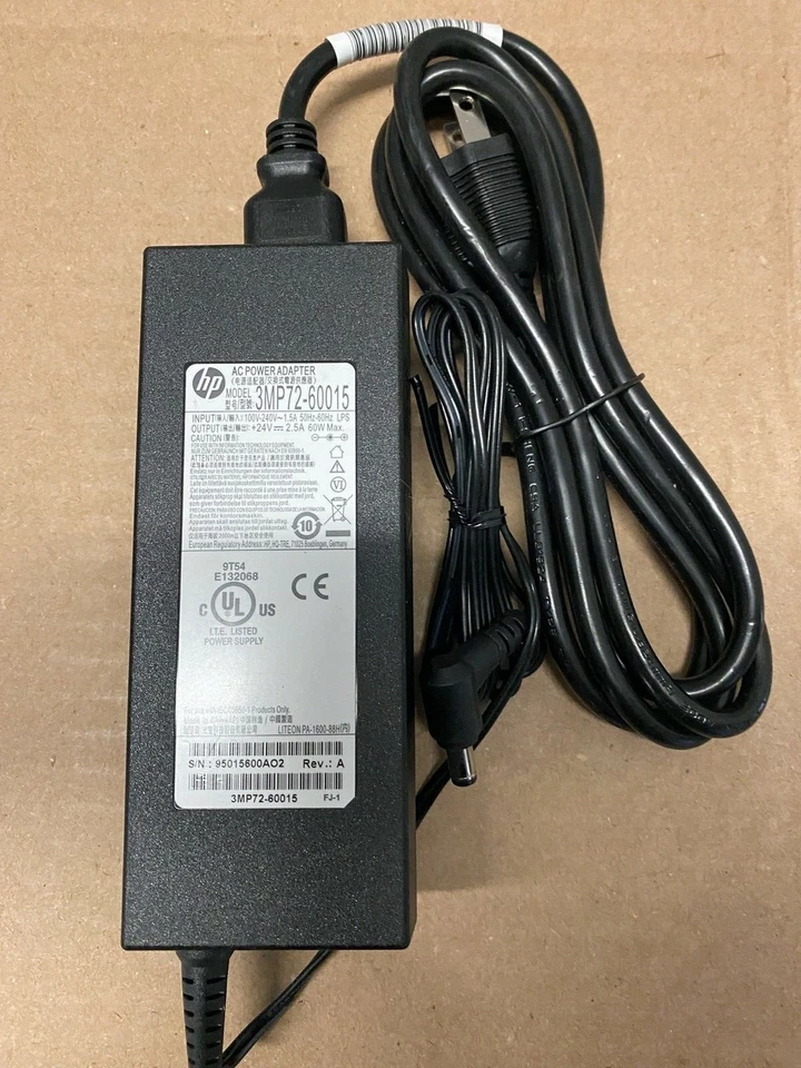 Adaptador de CA Original HP 3MP72-60015 24V 2.5A 60W HP24V2.5A60W-5.5x2.5mm Foto 2 de 4