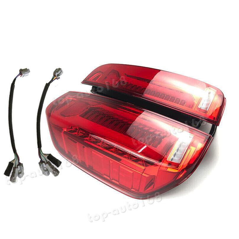 78WORKS Red Clear LED Taillights For Nissan Skyline R34 Left Right Rear