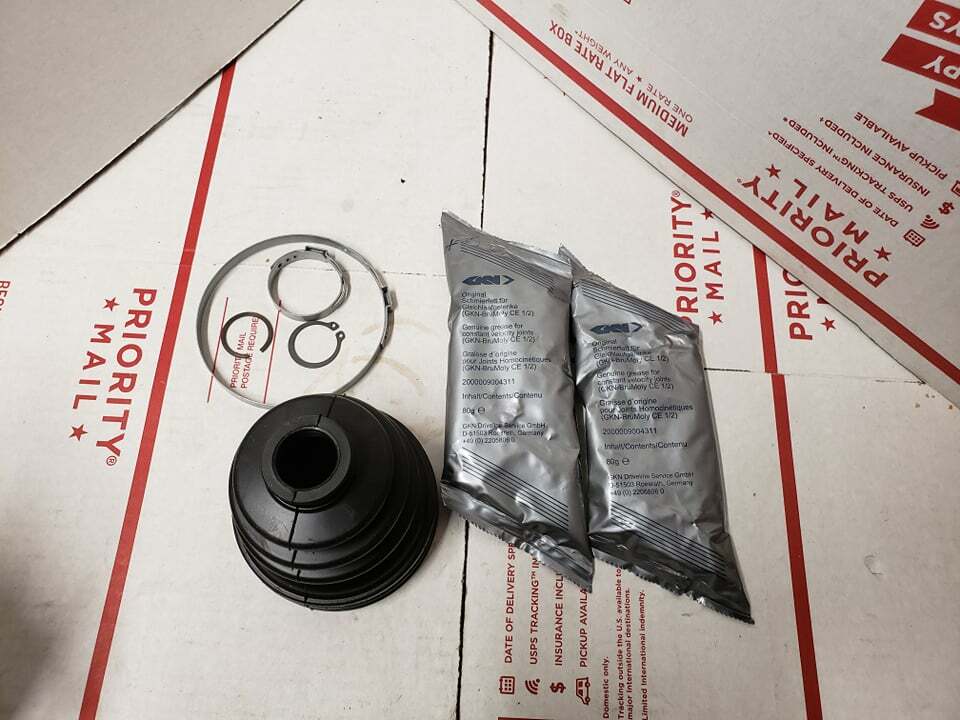 GENUINE SAAB 9-3 9-5 XWD REAR AXLE INNER CV JOINT BOOT REPAIR KIT