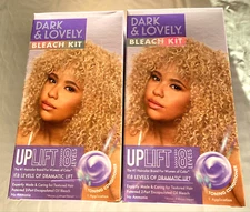 2 Carson DARK & LOVELY Bleach Kit Toning Conditioner, Lift Up To 8 Levels, NEW