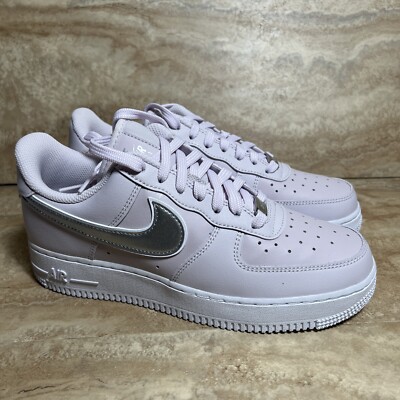 Nike Air Force 1 '07 Low Venice Lilac Silver Womens Shoes Size 8.5