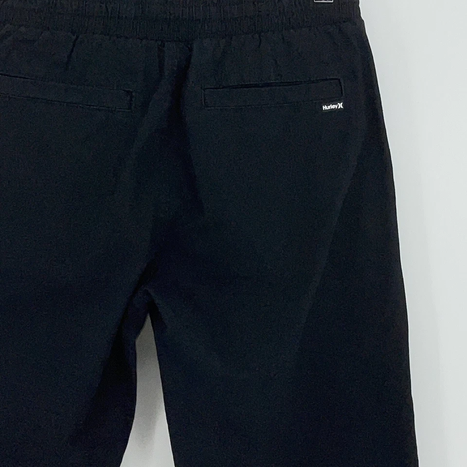 Nuevo Jogger Hurley Joggers Niño 12 Negro 100% Algodón Rendimiento Algodón Sarga Foto 4 de 4