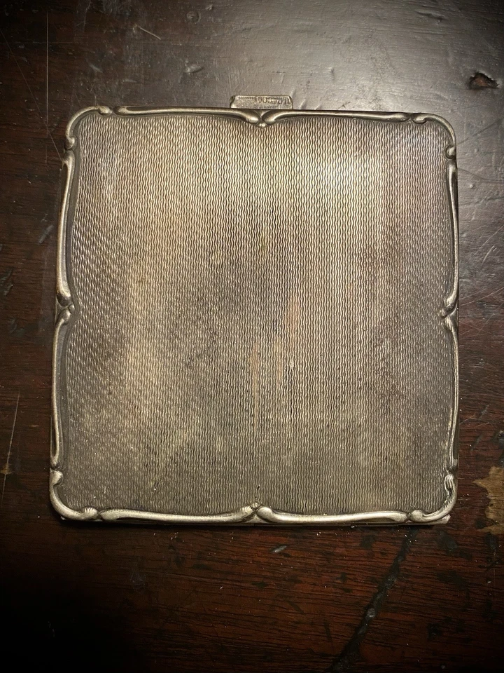 poudrier ancien En Argent Alpaca - Photo 2/4