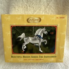 BREYER - 2010 - BEAUTIFUL BREEDS ORNAMENT - SADDLEBRED