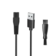 5V USB Charger Cord Compatible with Brightup FK-8688T/FK-8788T Beard Trimmer... 