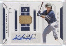 2019 Panini National Treasures 27/99 Keston Hiura #GGS-KH Auto 0i9l