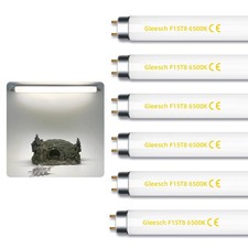6 PCS 15W 18 Inch 1.5 Ft F15T8 DL T8 Linear Fluorescent Tube Bulb G13 6500K