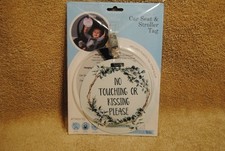 Baby Car Seat or Stroller Tag No Touching Kissing Please New Three Little Tots