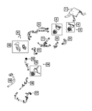 Genuine Mopar Coolant Hose And Tube 68402051AC