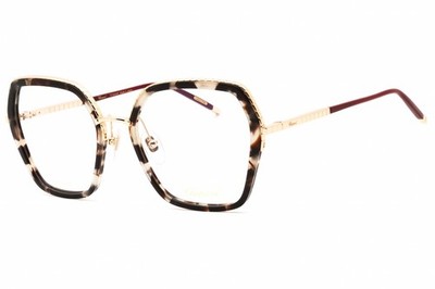 CHOPARD VCHG28M 53300A Eyeglasses Rose Gold Havana Frame 53mm