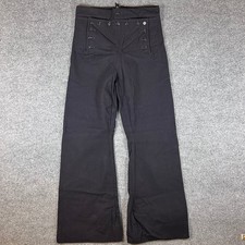 VTG 70s US Navy Sailor Pants Mens 32L 32x32 Wool Cracker Jack Bell Bottom Flare