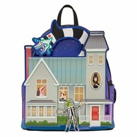 Loungefly Beetlejuice Deetz Haus Glow Mini Rucksack