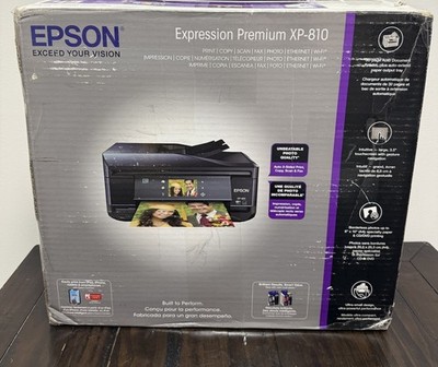 Epson Expression Premium XP-810 Wireless All-In-One Inkjet Color Printer WiFi