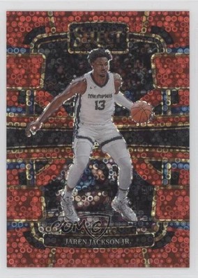 2023-24 Panini Select Concourse Red Disco Prizm 13/49 Jaren Jackson Jr #30 1j2