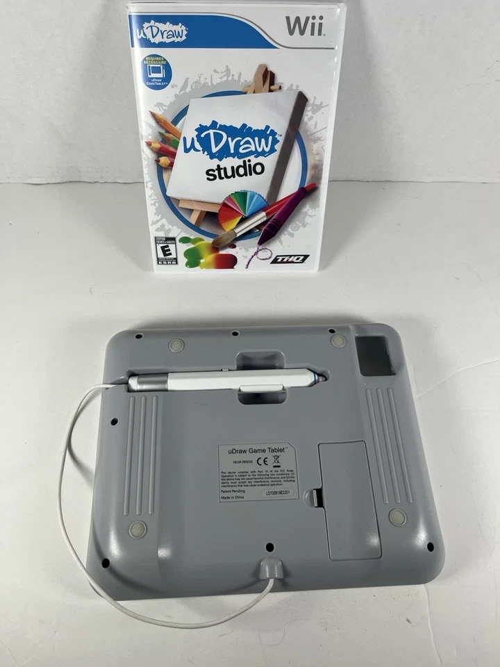 uDraw Studio (2010) Nintendo Wii (Wii U) With uDraw Game Tablet - TESTED - Image 4 of 4