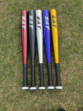 Heavy Duty Aluminium Alloy Baseball Rounders Softball Bat 20 Inch Pole Full Size