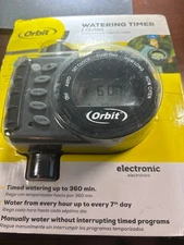 Orbit 1-Outlet Electronic Watering Timer – Automatic Hose Faucet Timer – New Sea