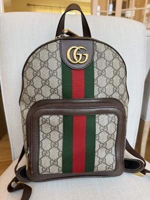 Gucci Ophidia Backpack Small Brown GG Canvas