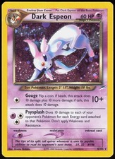 Dark Espeon - 4/105 - Pokemon Neo Destiny Unlimited Holo Rare Card WOTC MP