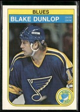 1982-83 O-Pee-Chee #301 Blake Dunlop