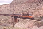 Duplicate slide- MILW Little-Joe-Electric E78 & Train At Lombard, MT 5/74