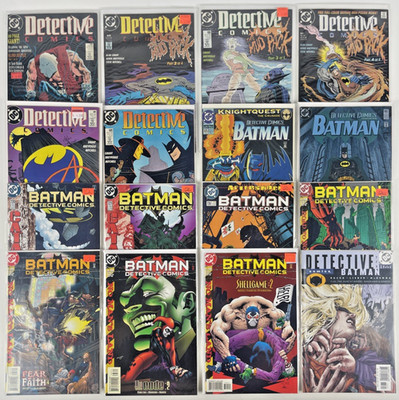 Detective Comics Lot Of 16 DC Comics 80's - 00's Some Keys