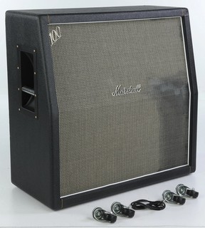 Marshall 1960AHW 120 watt 4x12 Handwired Speaker Cabinet Black Tolex