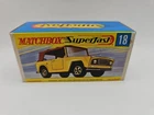Lesney Matchbox Field Car No 18 Original Superfast Box Only