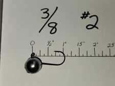 20 3/8oz Ball Head Jigs Mustad BLN 32746 Hooks #2 #1 1/0 2/0 3/0 4/0 5/0 or 6/0