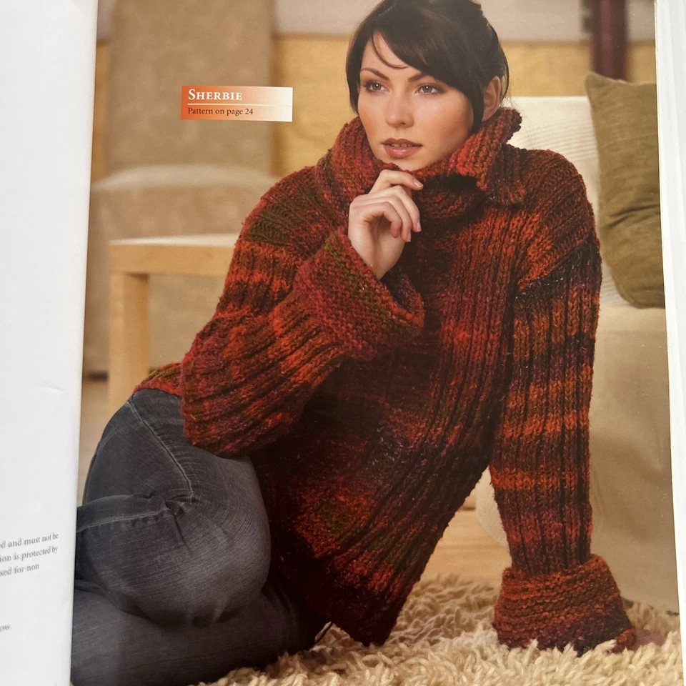 Naturally Noro Knitting Pattern Booklet Womens Colorful Fashion Sweaters Bolero - Image 3 of 4