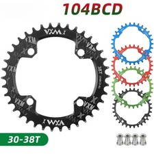 104BCD with 4Bolts 30T 32T 34T 36T 38T Mountain Bicycle Chainwheel for Crankset