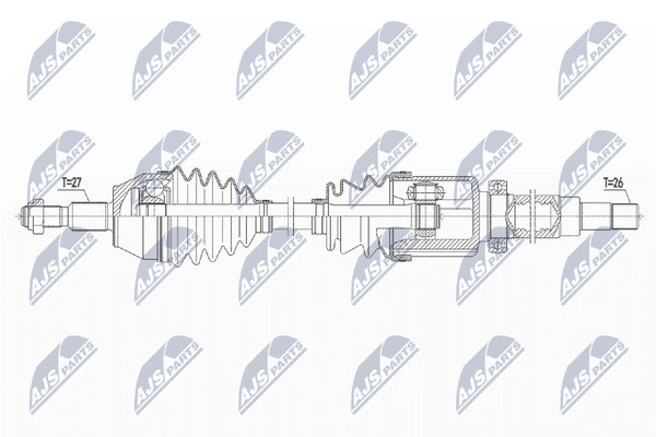NTY Antriebswelle NPW-FR-149 FüR Ford Tourneo Connect V408 GroßRaumlimousi Tdci-image