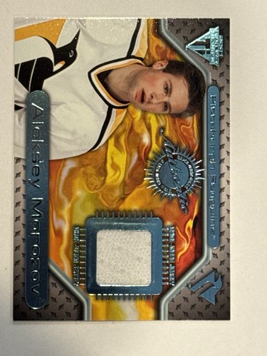 2000-01 Pacific Private Stock Titanium - Game-Used Gear Aleksey Morozov #137 