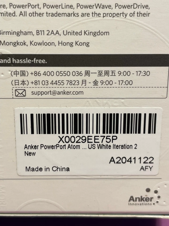 Cargador Anker PowerPort Atom PD 4 A2041 100W USB C 2C 2A GaN Nuevo Foto 4 de 4