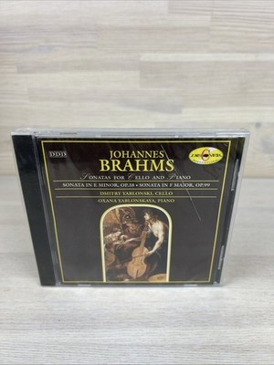 Johannes Brahms Sonatas For Cello And Piano Cd New Sealed (Read Description)
