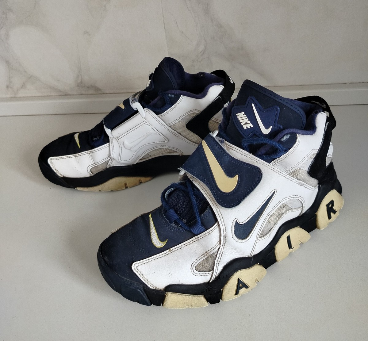Size 10 - Nike Air Barrage Mid Navy for sale online | eBay