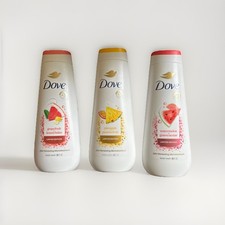 Dove Limited Edition Pineapple Watermelon and Grapefruit Bodywash Set Of 3