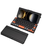 Doohoeek Universal Bluetooth Mini Keyboard, Wireless Compact Keyboard Orange