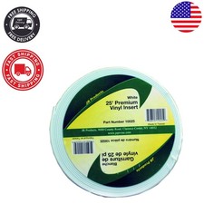 High-Quality Certified White Vinyl Insert, 1" x 25", Ideal for Custom Use