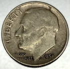 1956-D Roosevelt Dime - Circulated Condition - 90% Silver - US Coin - 2965