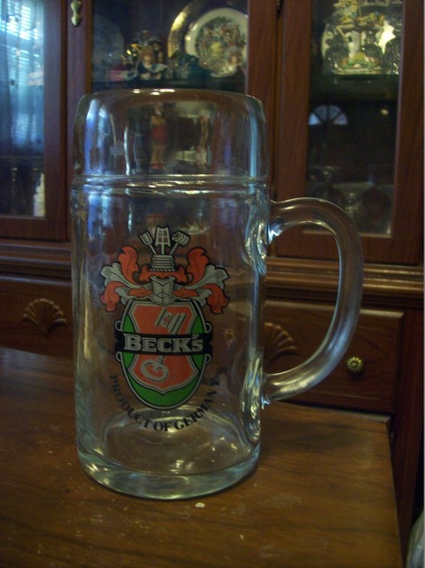 becks beer mug
