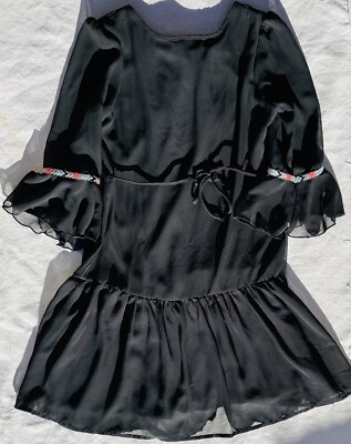 SPEECHLESS Girls 3/4 Sleeve Ruffled Knit Dress - Includes Matching Hair Scrunchie, Tween Size 7-16